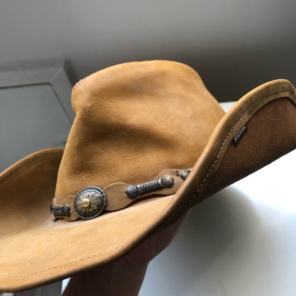 Real Leather Stetson